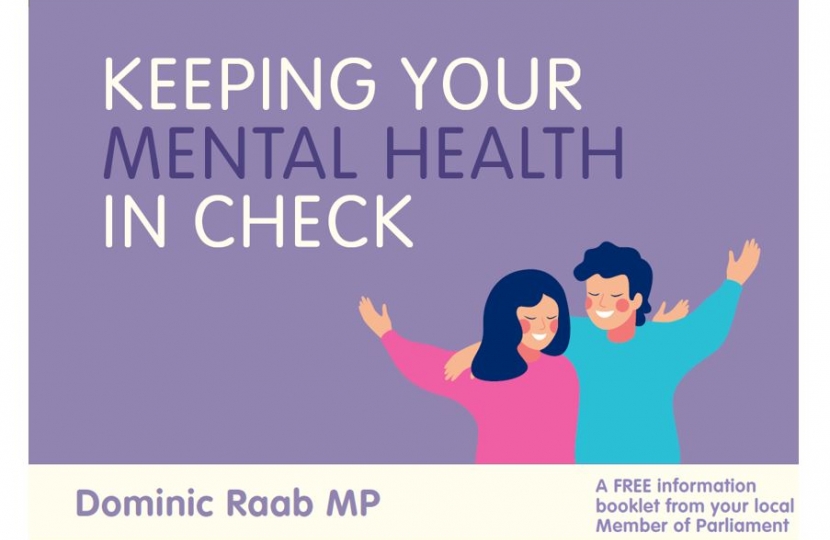 Mental health information booklet